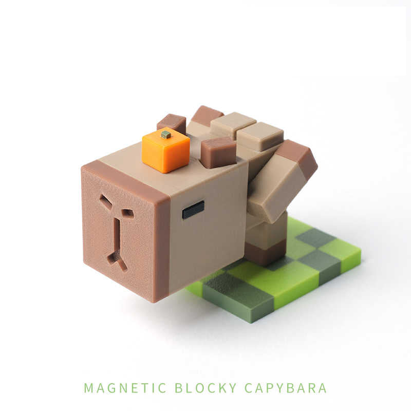 3D Pringting Magnetic Blocky Capybara