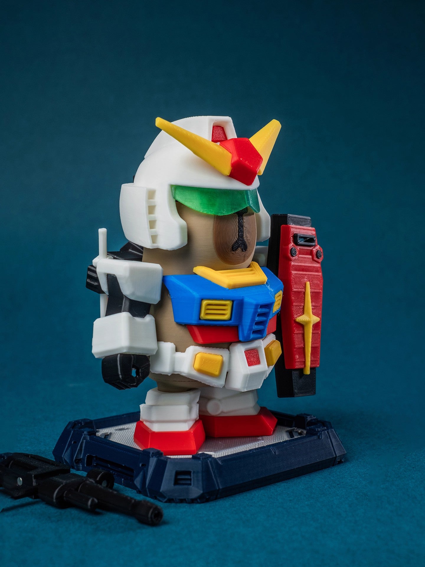 3D Printing Mecha Capybara Magnetic Equipment Toy Set