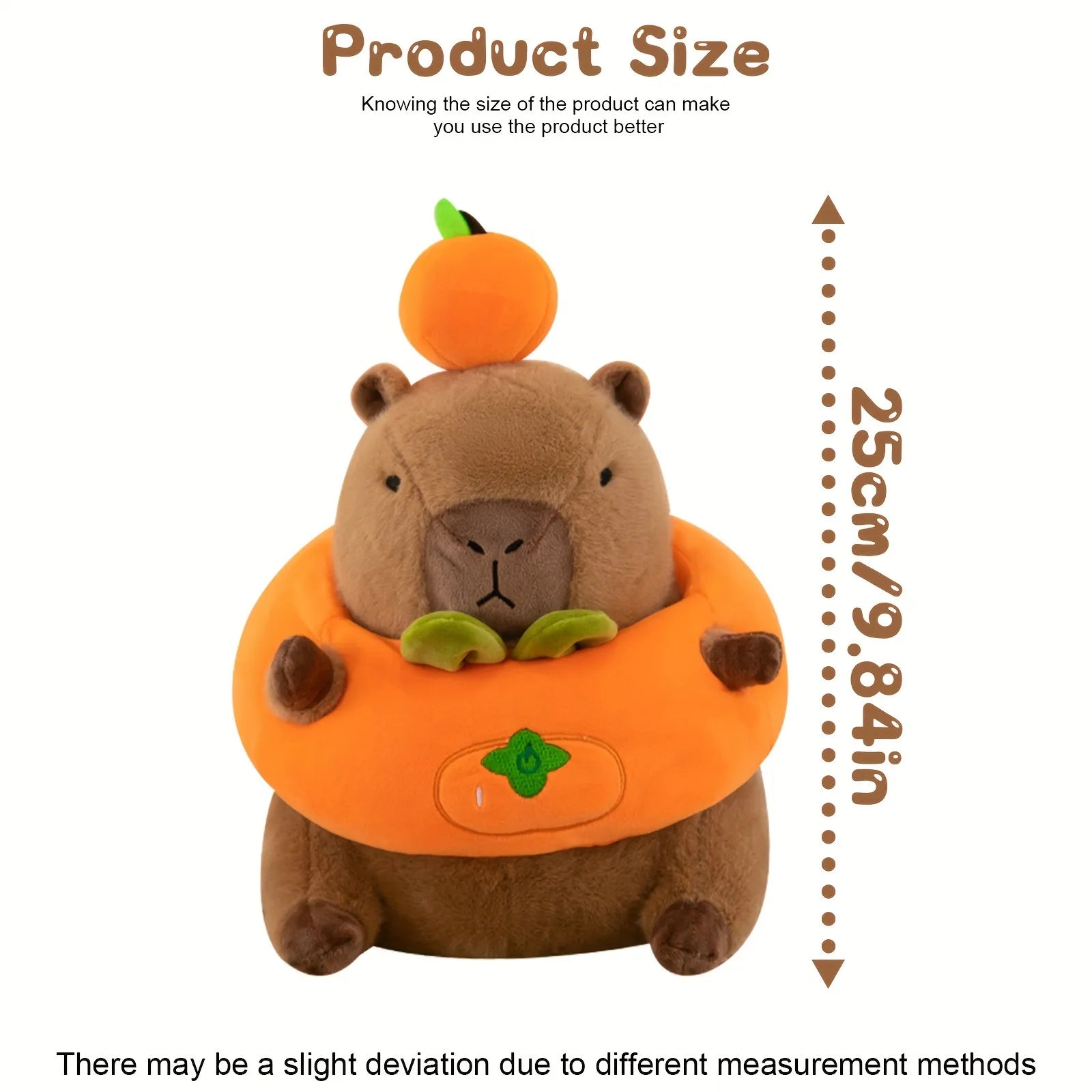 Charming Capybara Plush Toy