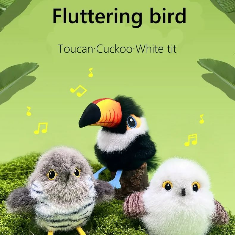 Cat Toy Bird Automatic Cat Teaser