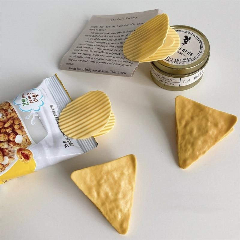 4pcs Chips Shape Bag Sealer Clips