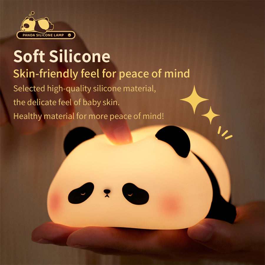 Lámpara de noche con sensor táctil de panda perezoso