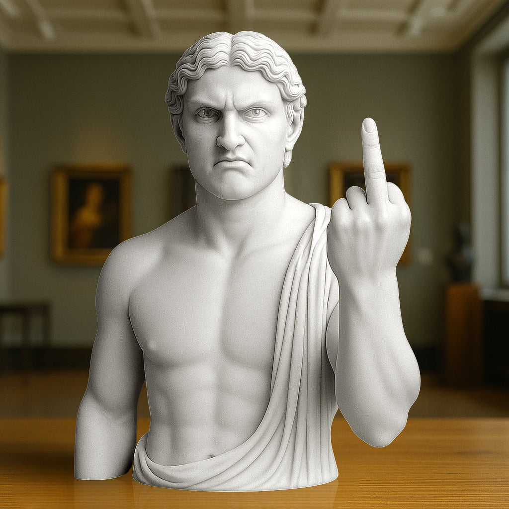 “Rebel Gods” - Busts of Apollo and Hercules
