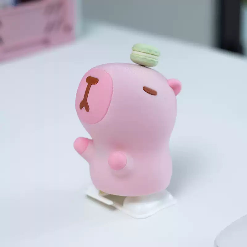 3D Printed In-Love Capybara Couple Figurines