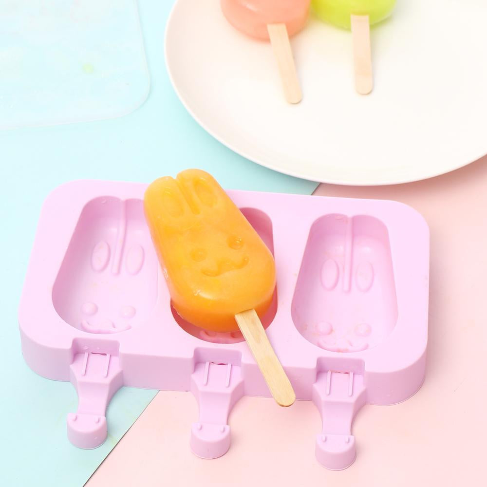 Lindos moldes para helado de conejo