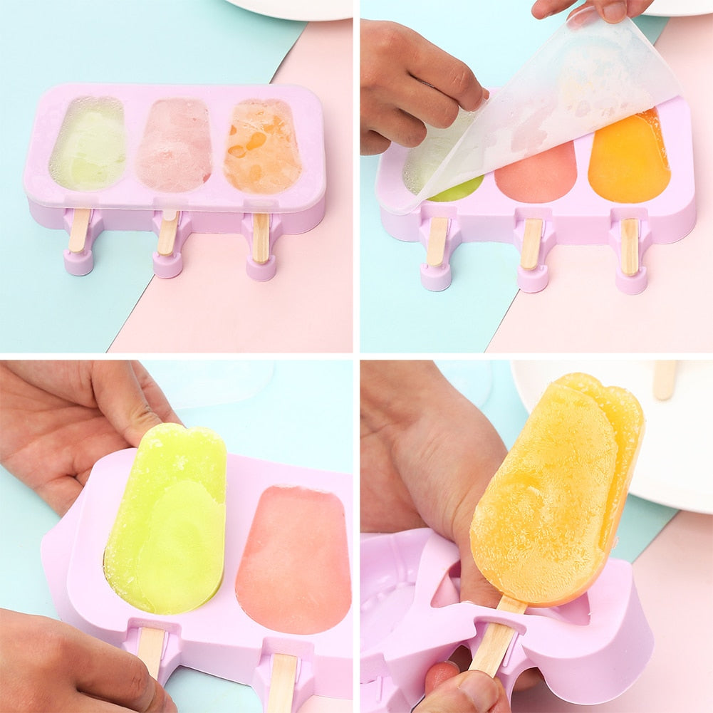 Lindos moldes para helado de conejo
