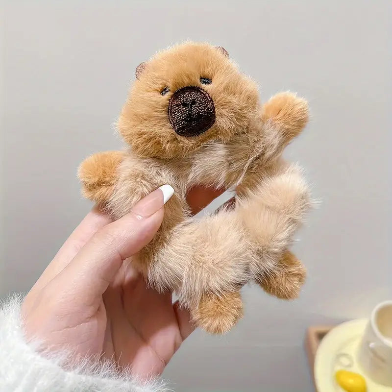 Cute Plush Capybara Hair Tie