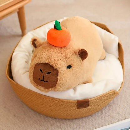 A Cute Capybara Plush Toy