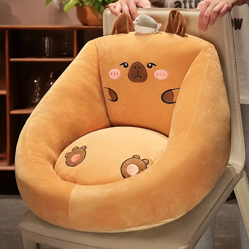 Adorable Capybara Chair Cushion