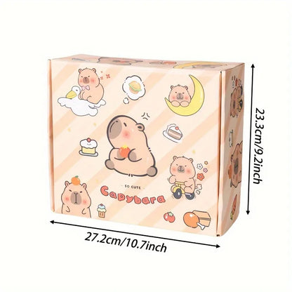 An adorable Capybara-themed stationery gift set