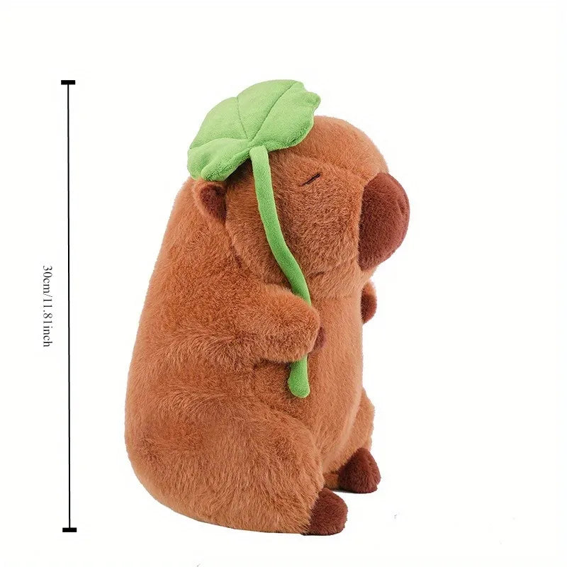 Capybara Lotus Leaf Plush Toy