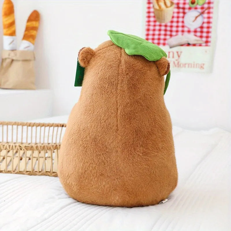 Capybara Lotus Leaf Plush Toy