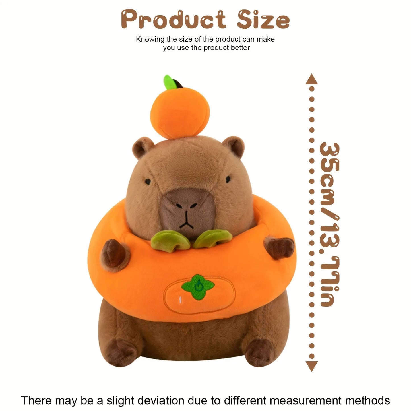 Charming Capybara Plush Toy