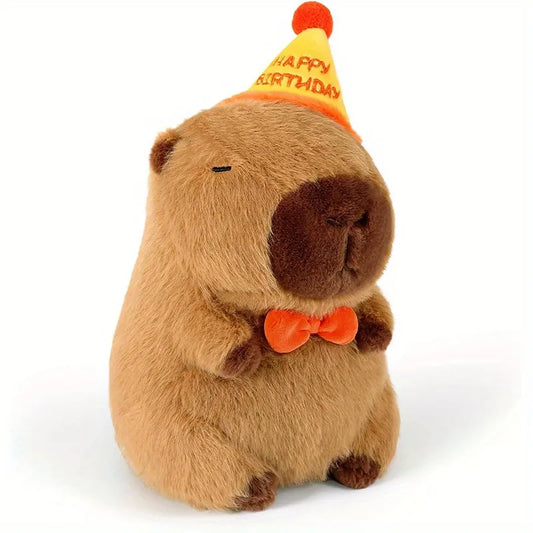 Cute Capybara Plush Birthday Hat