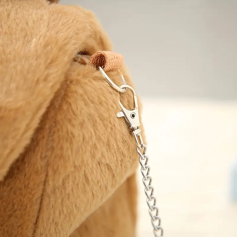 Cute Capybara Plush Crossbody Bag
