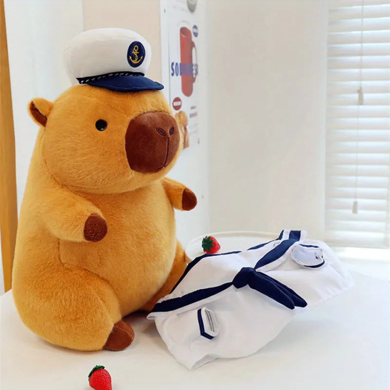 Navy Blue Capybara Plush Toy