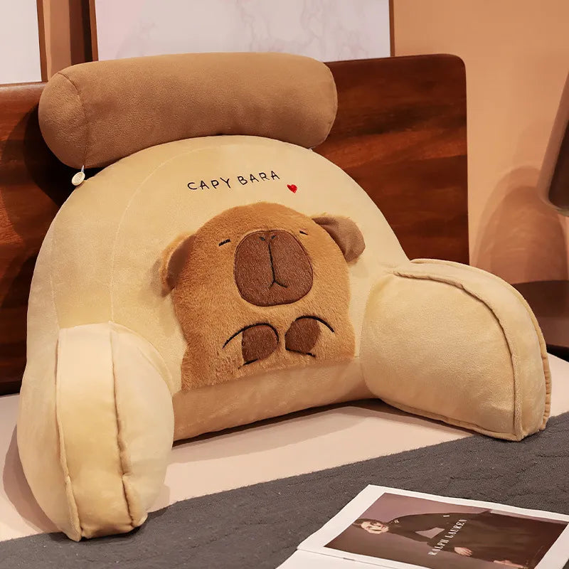 Plush Capybara Bedhead Cushion