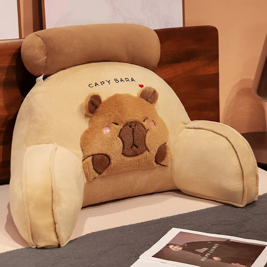 Plush Capybara Bedhead Cushion