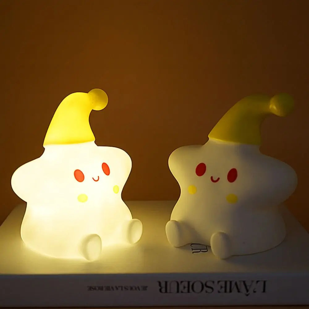 Happy Little Star LED Silicone Night Lamp
