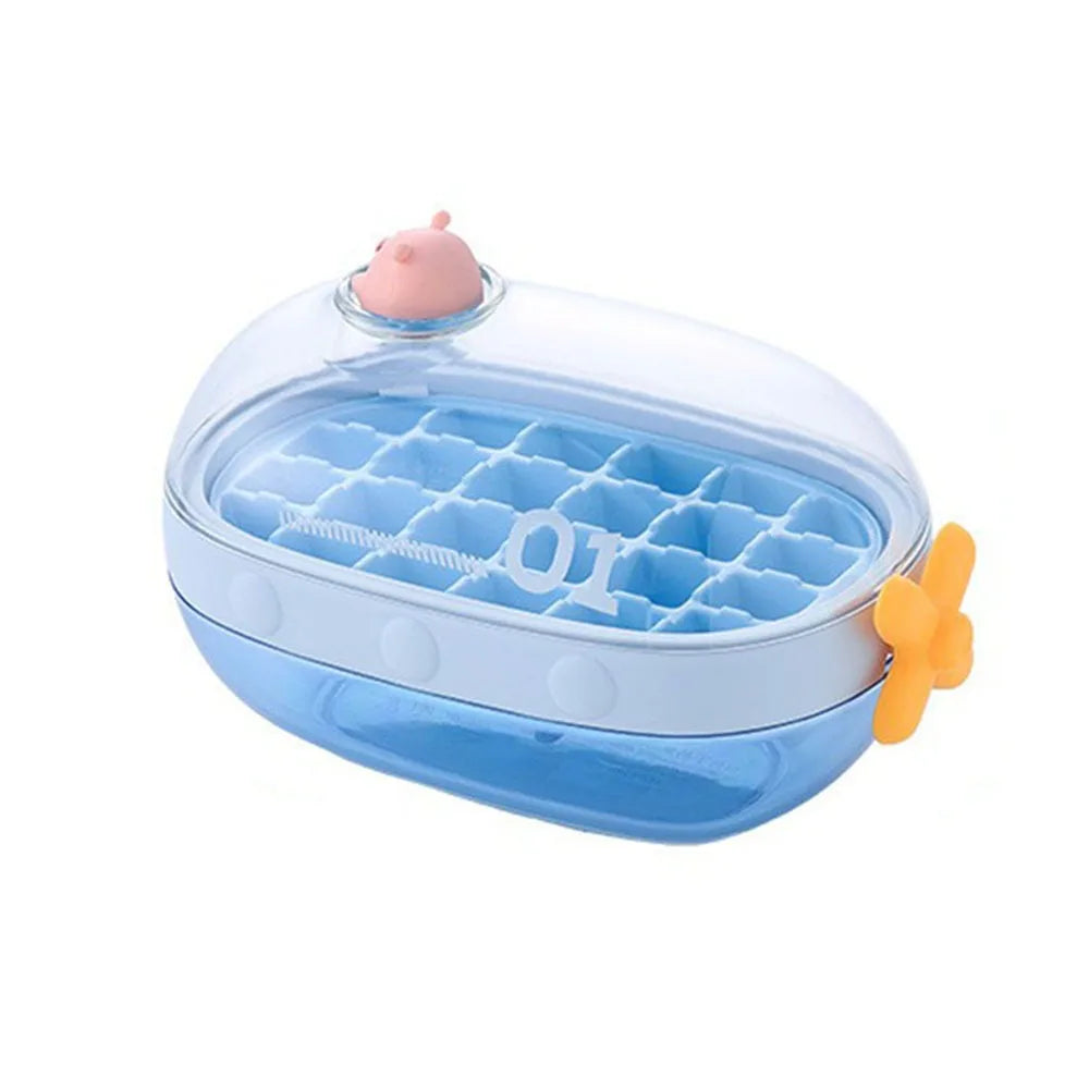 Cute Cartoon Rotating Knob Ice Cube Tray