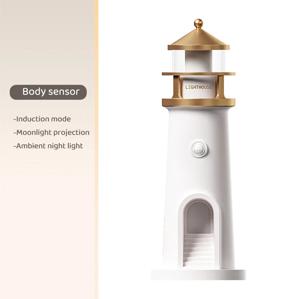 Luces ambientales de faro con Bluetooth, música y proyección regulable