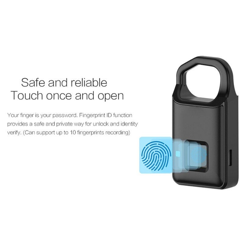 Cerradura de seguridad impermeable con huella dactilar inteligente Touch Guard