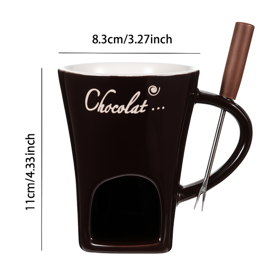 Chocolate Fondue Mug Set