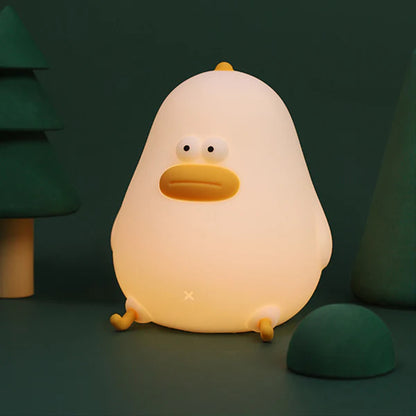 Squishy Silicone Chubby Chick LED Night Light