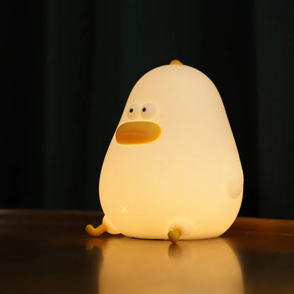 Squishy Silicone Chubby Chick LED Night Light