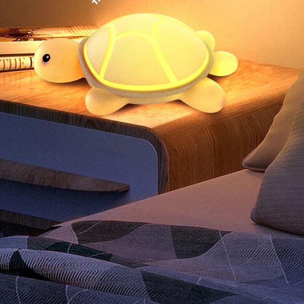 Squishy Silicone Cute Turtle LED Night Light