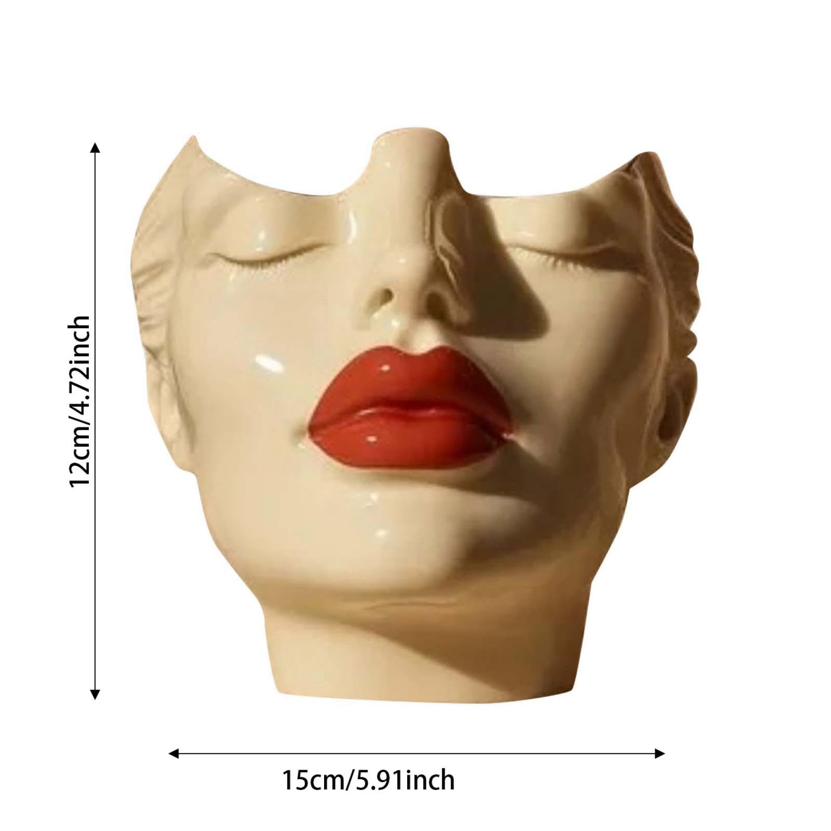 Women's Head Shape Boho Feminist Decoration Makeup Brush Holder