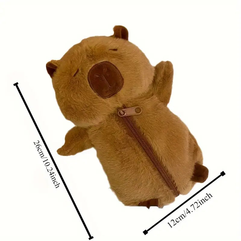 Capybara Plush Pencil Case