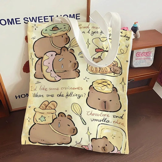 Capybara Canvas Bag