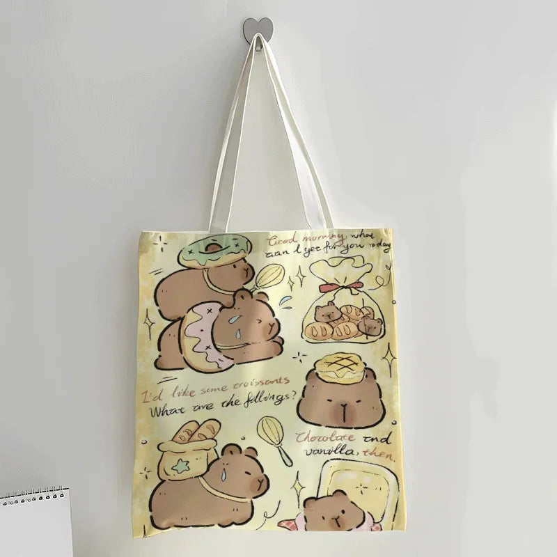 Capybara Canvas Bag