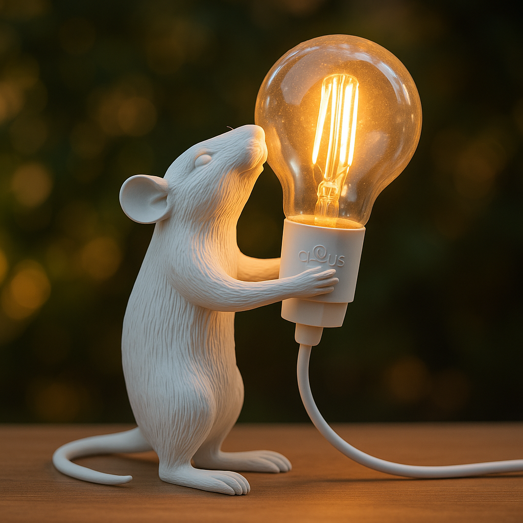 Lámpara de escritorio Night Rat