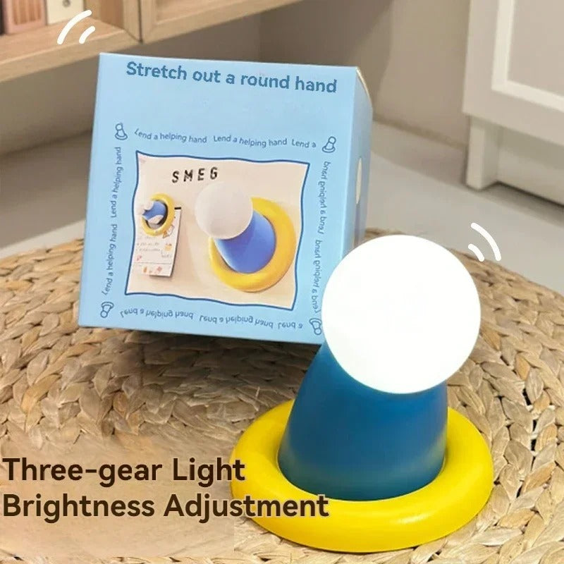 Lámpara de noche divertida con sensor táctil magnético interactivo