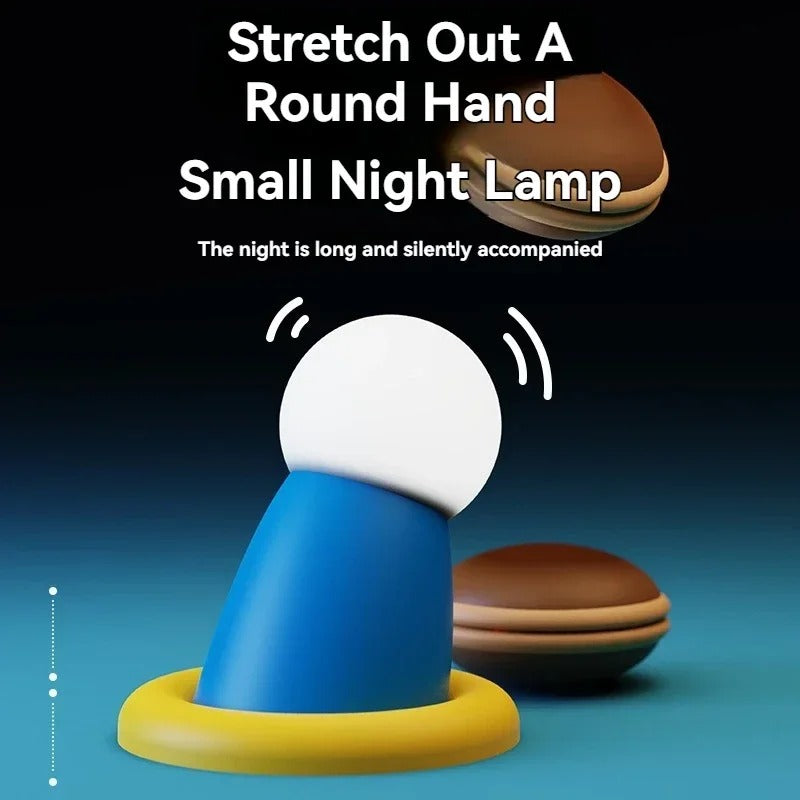 Lámpara de noche divertida con sensor táctil magnético interactivo