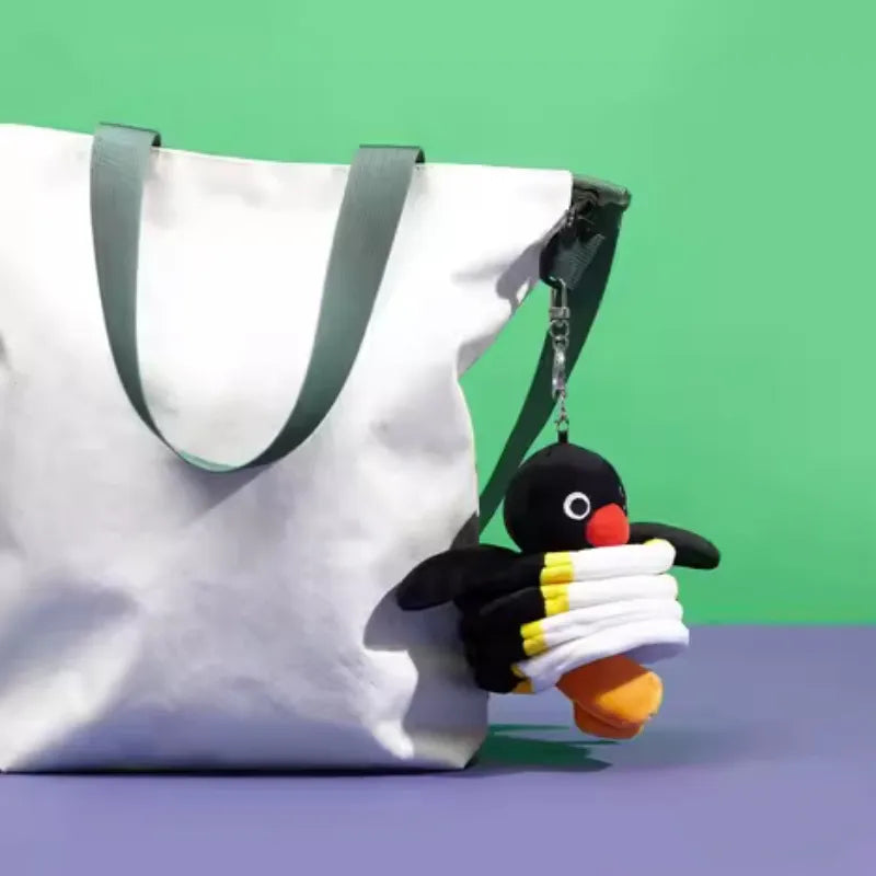 Pingu doll creative quirky cute bag charm