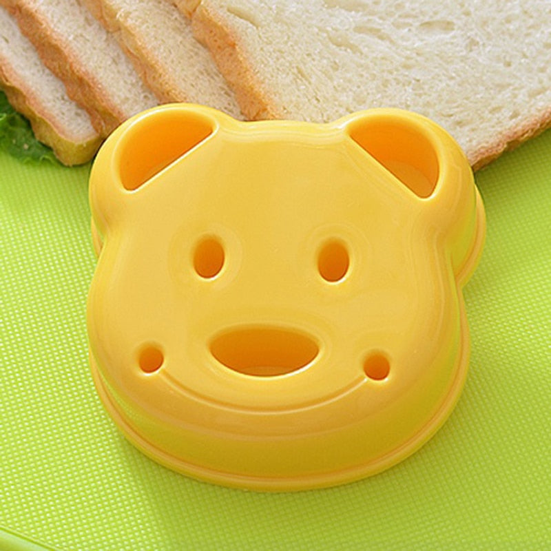 Molde para sándwich con forma de osito