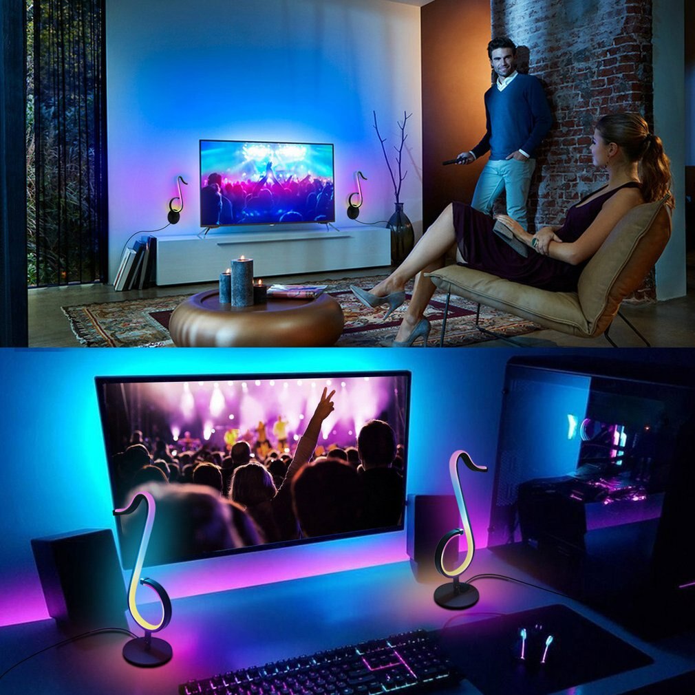 Luz de neón con nota musical LED
